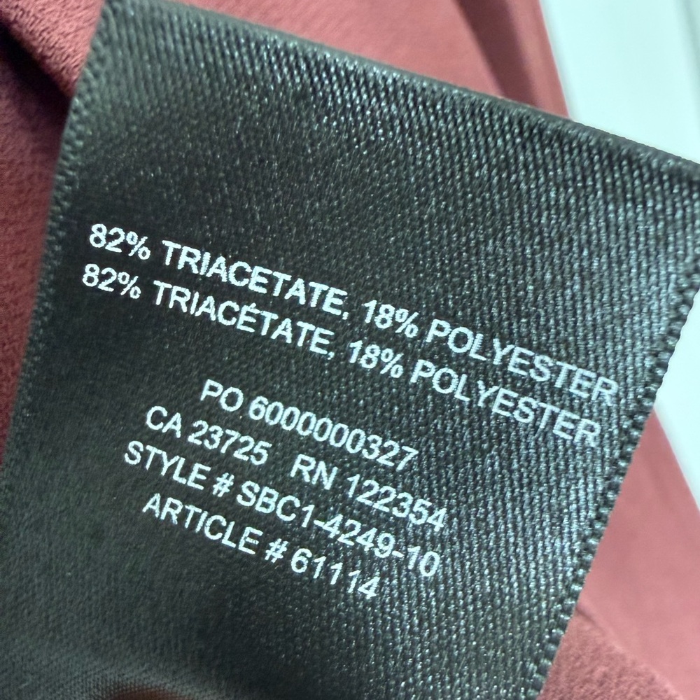 Aritzia Babaton Power Hip Open Front Blazer Burgundy Size 8 - Picture 8 of 11